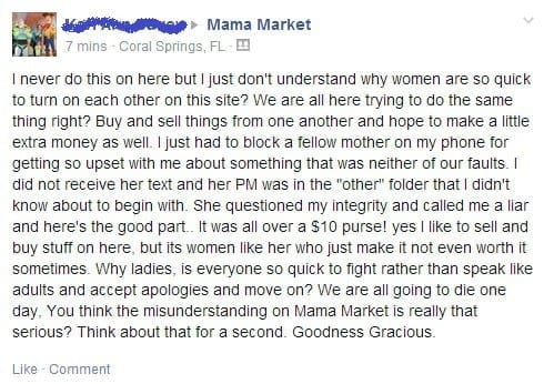 Mamarama's Sister SIte Mama Market