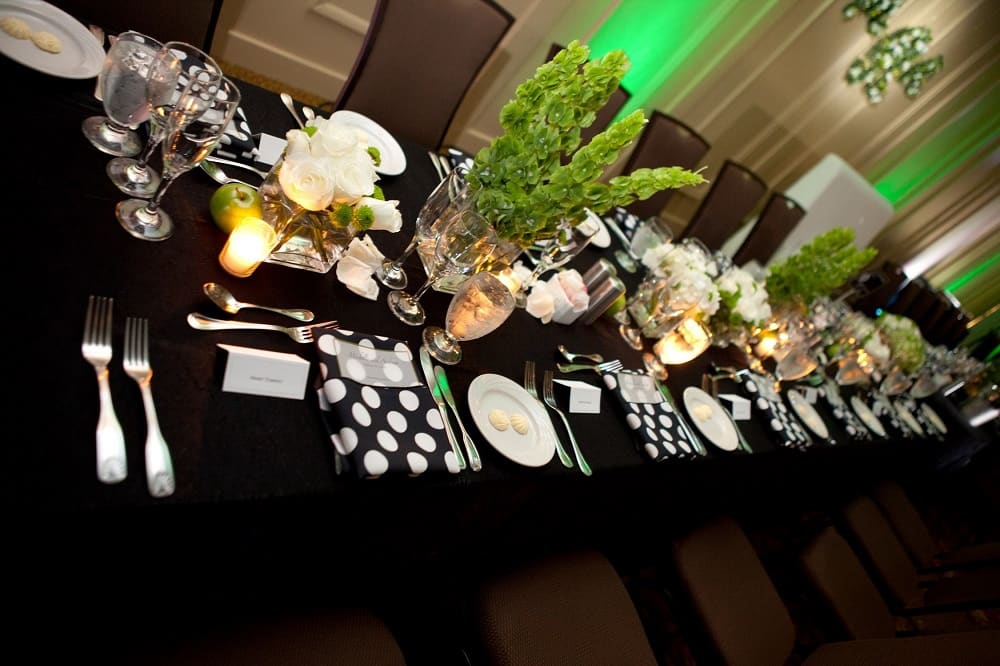 Modern Boca Mom Wedding Head Table Atlas Party Rental