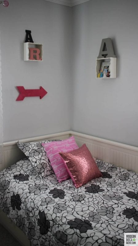 Big Girls Bedroom Makeover in Boca Raton