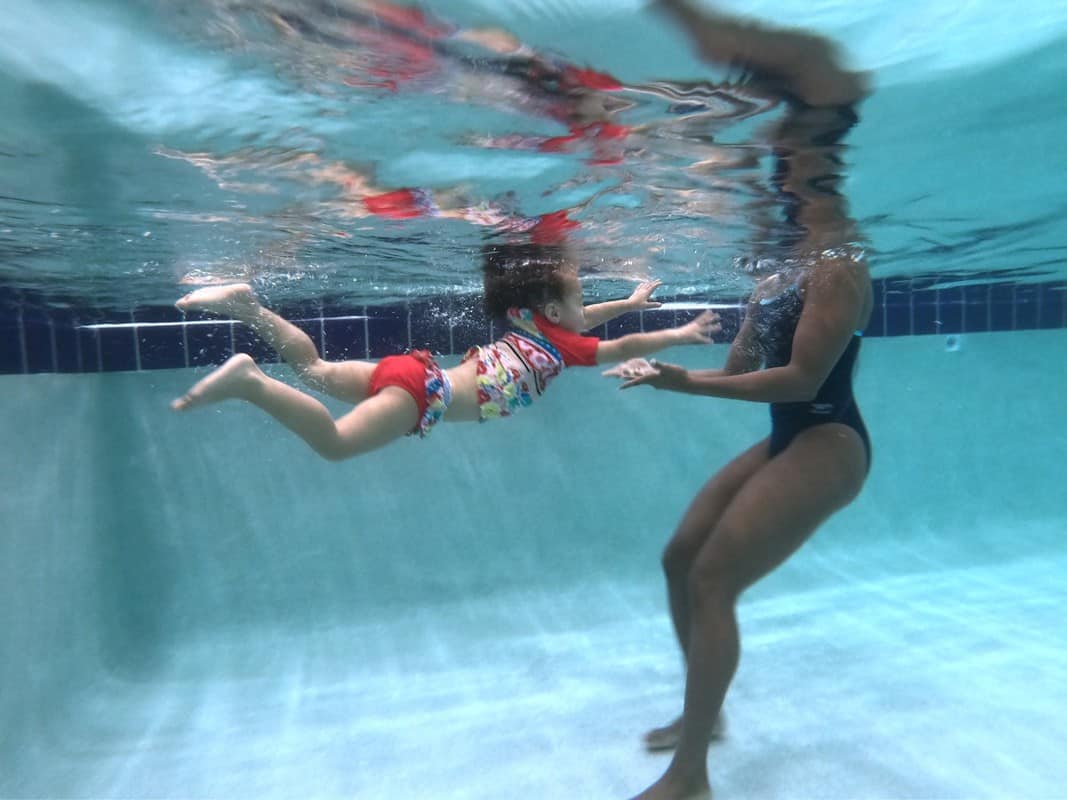 Nathania and student uw