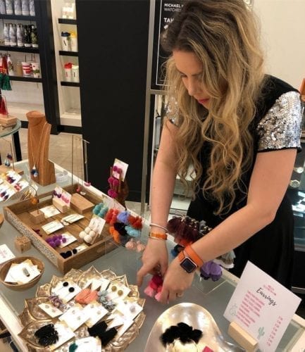 Amanda Perna at work