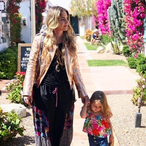 Amanda Perna and daughter