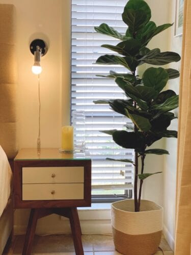 Guest room makeover with custom curtains in Boca 12