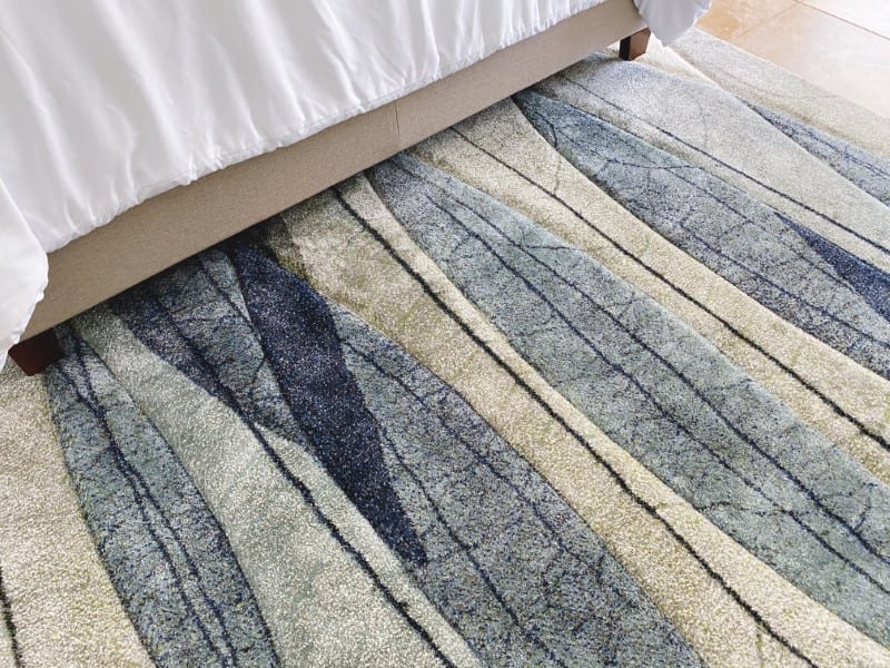 Guest room makeover with custom curtains in Boca Raton