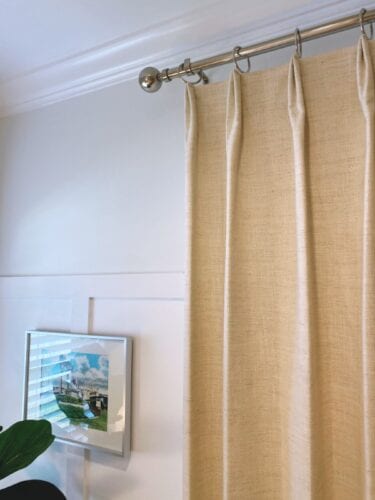 Guest room makeover with custom curtains in Boca 7