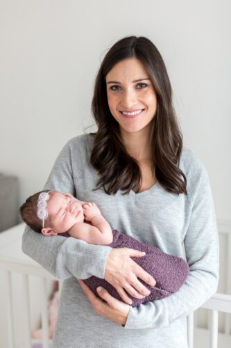 Lolo Lullaby Pediatric Sleep Consultant in Boca founder and baby Lolo Lullaby Pediatric Sleep Consultant in Boca founder and baby