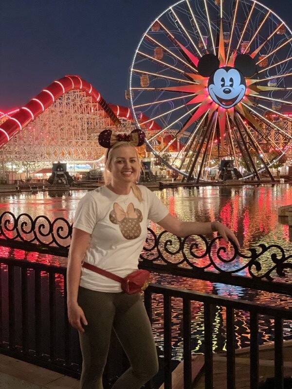 Michelle Olson-Rogers at Pixar Pier at night. Disneyland versus Disney World: A Florida Family's Perspective Michelle Olson-Rogers at Pixar Pier at night. Disneyland versus Disney World: A Florida Family's Perspective