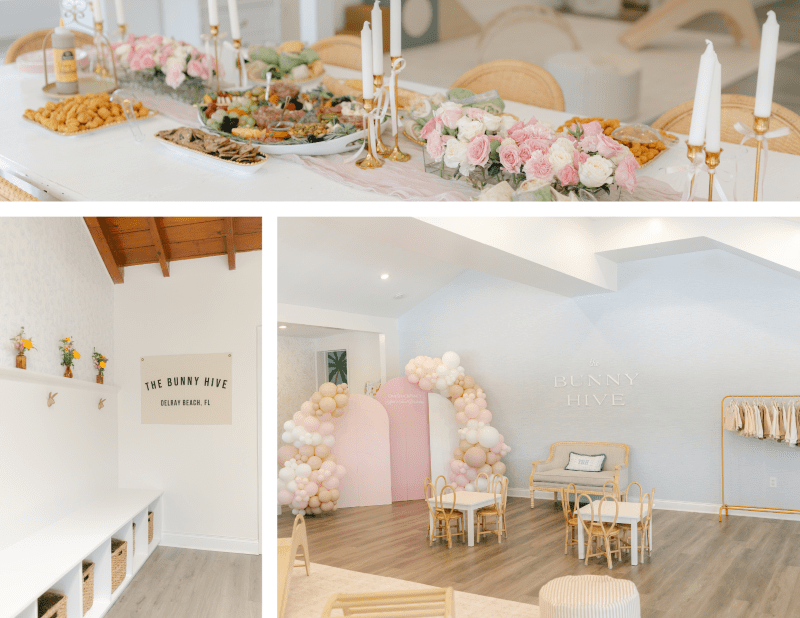 Baby Shower venues in Boca Raton and beyond - The Bunny Hive in Delray Beach