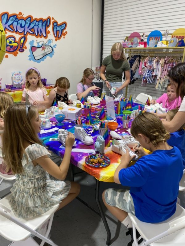 Sneaker themed party in Boca Raton at StyleChild 25 scaled