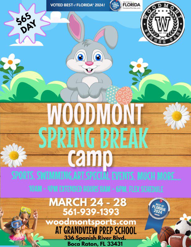 2025 South Florida Spring Break Camps Woodmont