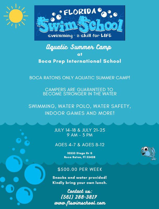 2025 South Florida Summer Break Camps Florida Swim School