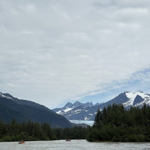 Alaska Land and Sea Cruise Juneau White Water Rafting 31